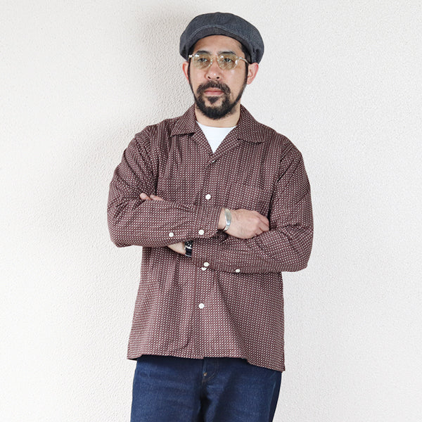 STEVEDORE 8 PANELS CAP / 1910 - 1920s STYLE CASQUETTE / BLACK PEPPER CHAMBRAY - Image 4