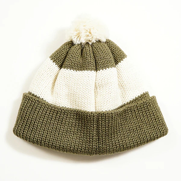 STRIPE BOBBLE HAT - Image 6