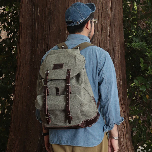 SWISS ARMY RUCKSACK / DARK GREEN - Image 3