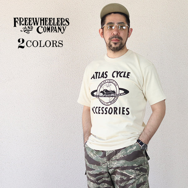 T-SHIRT ATLAS CYCLE CO. / AMERICAN MOTOR CULTURE
