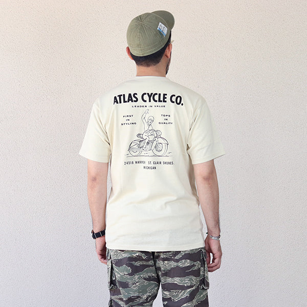 T-SHIRT ATLAS CYCLE CO. / AMERICAN MOTOR CULTURE - Image 3
