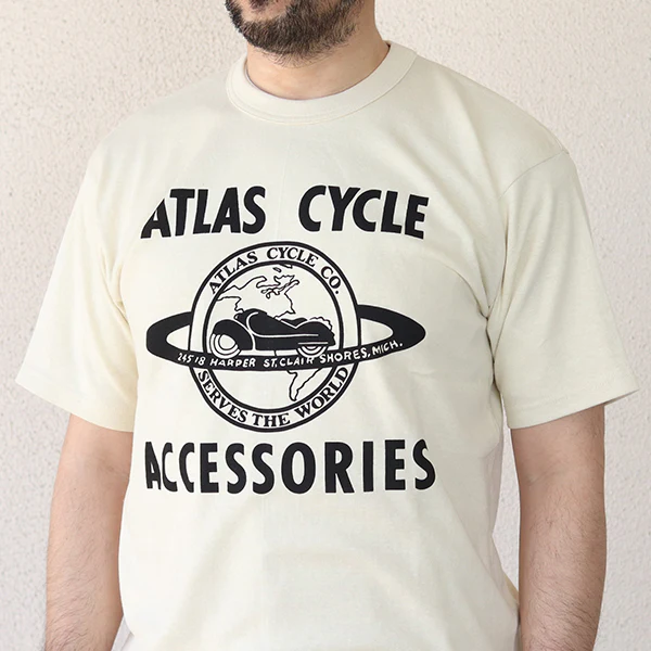 T-SHIRT ATLAS CYCLE CO. / AMERICAN MOTOR CULTURE - Image 4