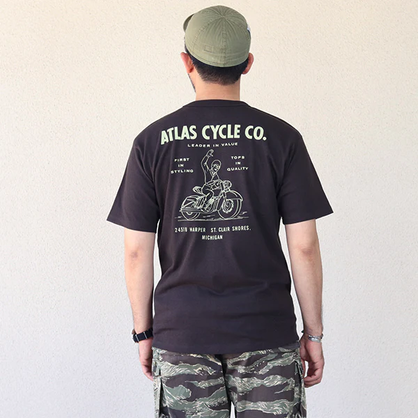 T-SHIRT ATLAS CYCLE CO. / AMERICAN MOTOR CULTURE - Image 7