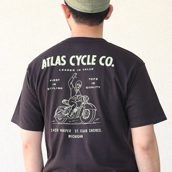 T-SHIRT ATLAS CYCLE CO. / AMERICAN MOTOR CULTURE - Image 9
