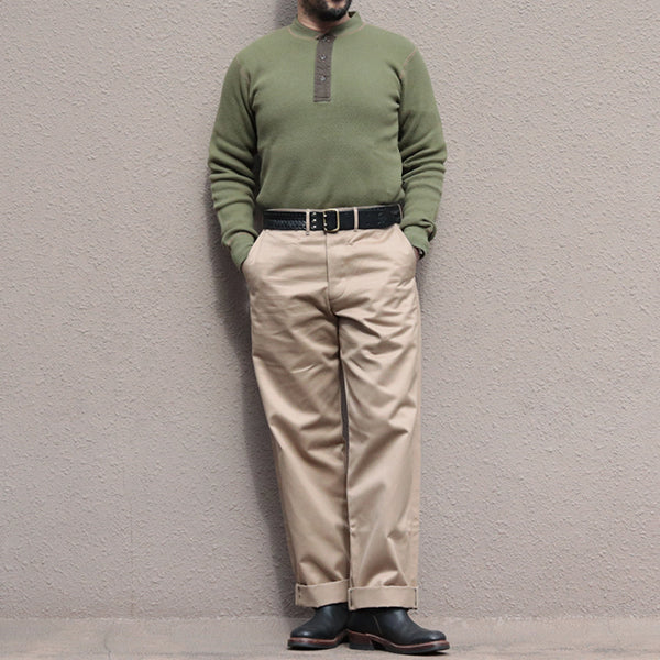 THERMAL HENLEY NECK T-SHIRT - Image 18