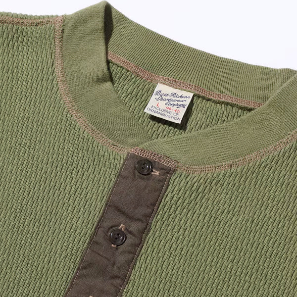 THERMAL HENLEY NECK T-SHIRT - Image 7