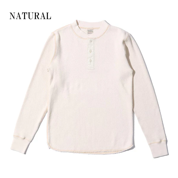 THERMAL HENLEY NECK T-SHIRT - Image 9