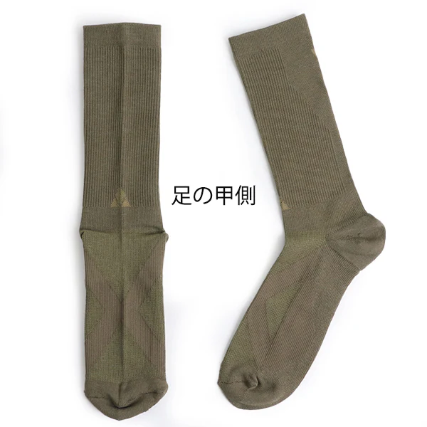 TRAIL RUNNER SOCKS / 10 INCH LENGTH / MIXED YARN OF COTTON × CORDURA - Image 4