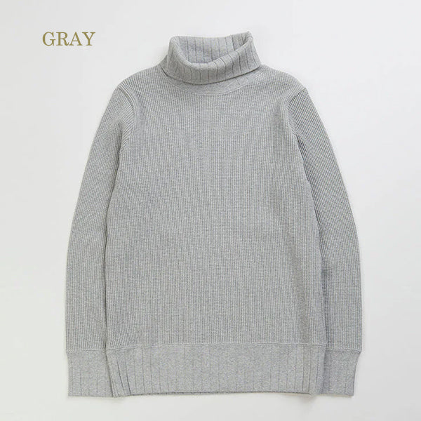 TURTLE NECK SHIRT BIG WAFFLE - Image 8