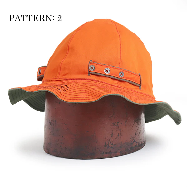 U.S. ARMY SUN HAT REVERSIBLE / MILITARY BACK SATIN × COTTON TWILL - Image 7