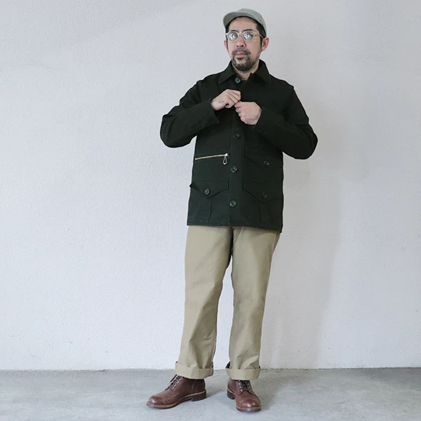 TIMBER CRUISER COAT / U.S. FOREST SERVICE / YARN-DYED BLACK - Image 10