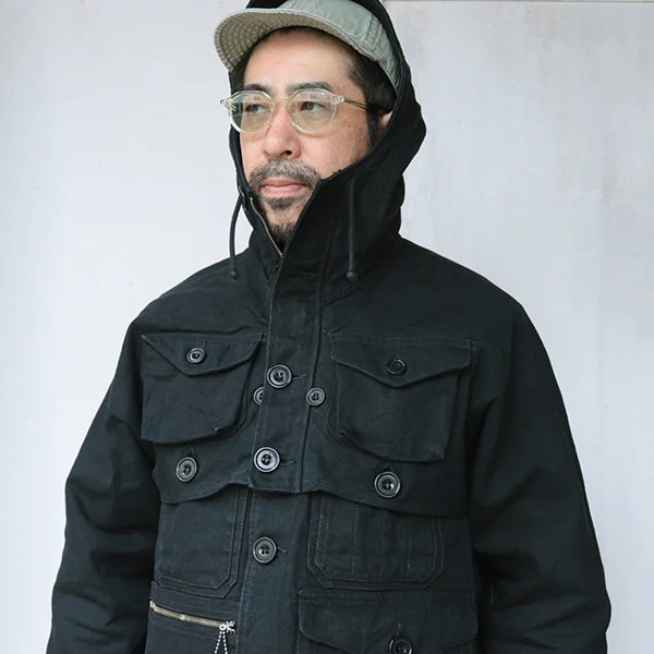 TIMBER CRUISER COAT / U.S. FOREST SERVICE / YARN-DYED BLACK - Image 16