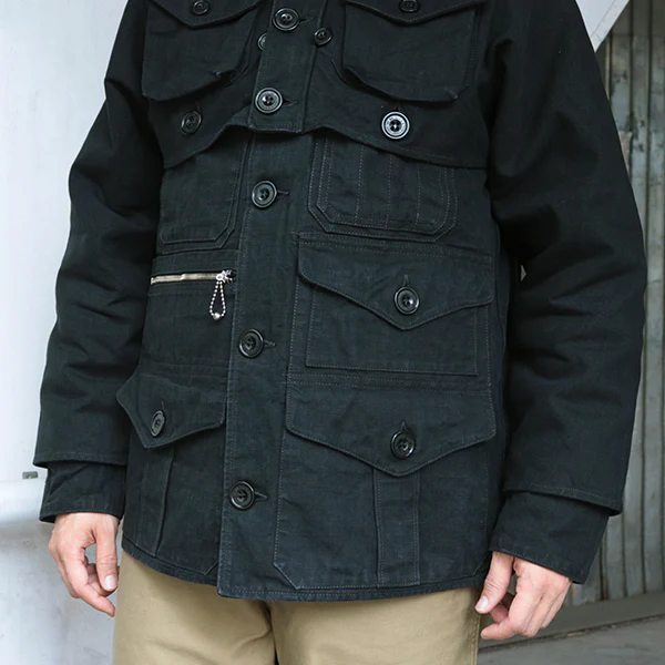 TIMBER CRUISER COAT / U.S. FOREST SERVICE / YARN-DYED BLACK - Image 18