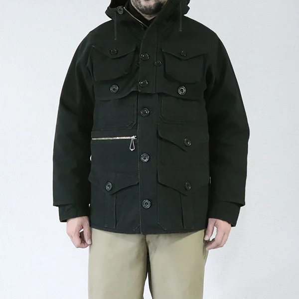 TIMBER CRUISER COAT / U.S. FOREST SERVICE / YARN-DYED BLACK - Image 2