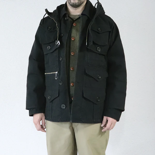 TIMBER CRUISER COAT / U.S. FOREST SERVICE / YARN-DYED BLACK - Image 3
