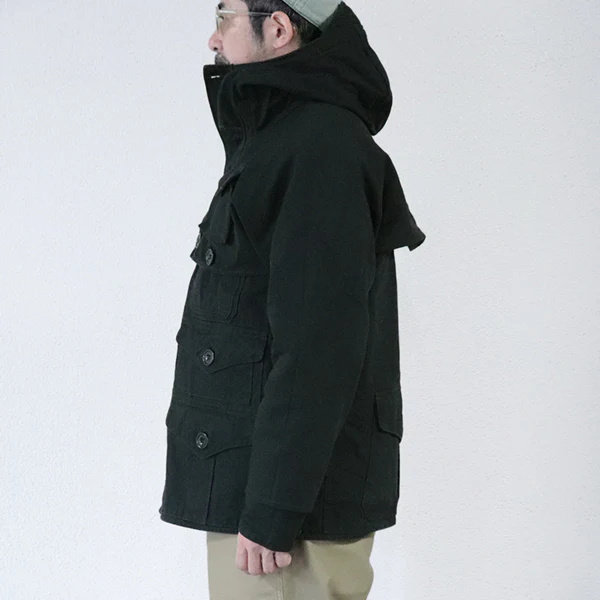 TIMBER CRUISER COAT / U.S. FOREST SERVICE / YARN-DYED BLACK - Image 4