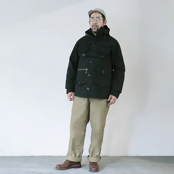TIMBER CRUISER COAT / U.S. FOREST SERVICE / YARN-DYED BLACK - Image 6