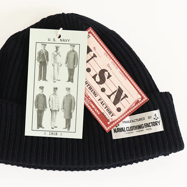 U.S. NAVY WATCH CAP / CUSTOM MODEL / NAVY - Image 9