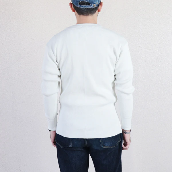 CREW NECKED THERMAL LONG SLEEVE SHIRT / UNION OIL - Image 2