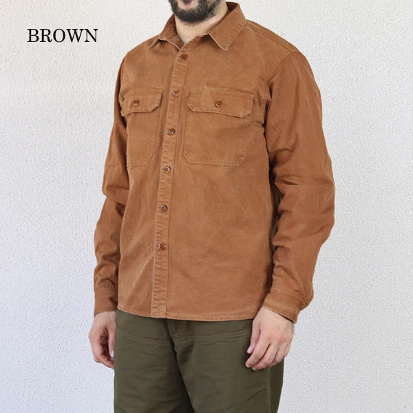 UPLANDER SHIRT / VINTAGE STYLE 10oz SULFUR-DYED DUCK - Image 10