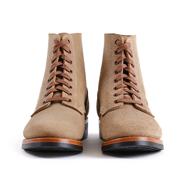 US NAVY N-1 FIELD SHOES BOONDOCKERS / HORWEEN CXL / NATURAL ROUGHOUT - Image 2