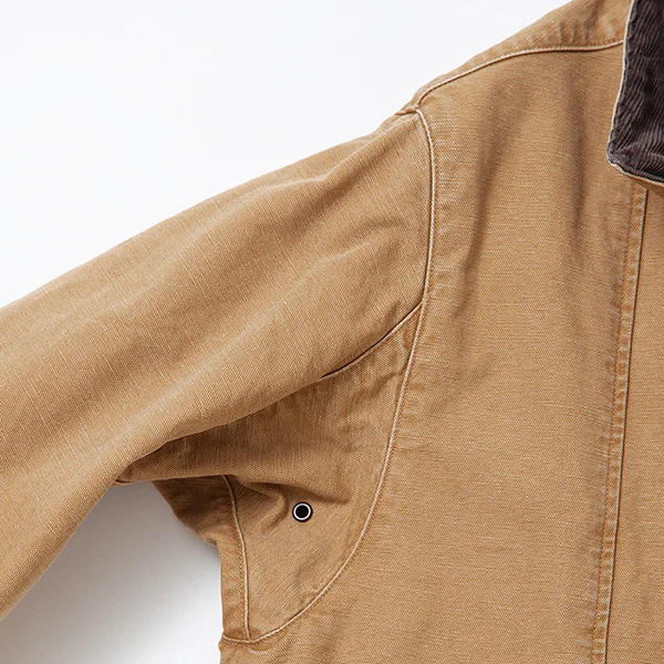 SALE / UTICA FIELD COAT / COTTON DUCK × WOOL BLANKET LINER / KHAKI BIO-WASH - Image 11