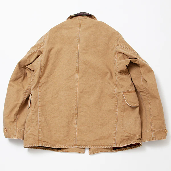 SALE / UTICA FIELD COAT / COTTON DUCK × WOOL BLANKET LINER / KHAKI BIO-WASH - Image 7