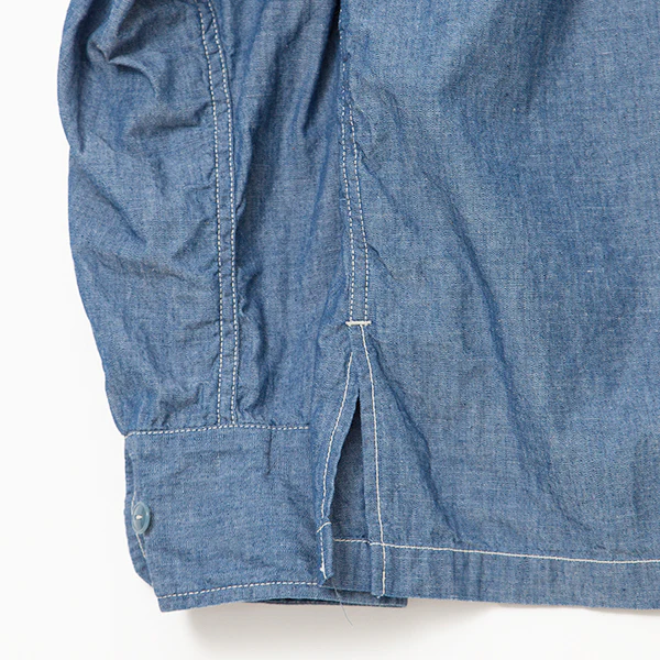 SALE / UTILITY FIELD SHIRT / BLUE CHAMBRAY - Image 8