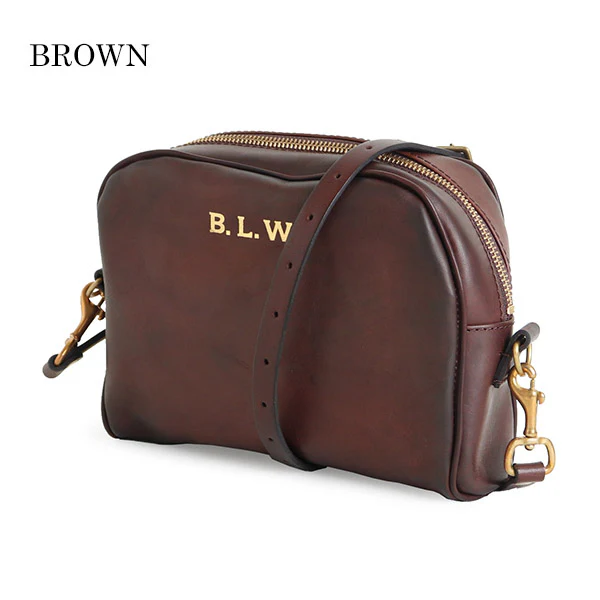 LEATHER OFFICER POUCH BAG / COW HIDE - Image 6