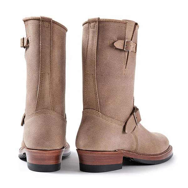 WABASH ENGINEER BOOTS / HORWEEN LEATHER CXL / NATURAL ROUGHOUT - Image 6