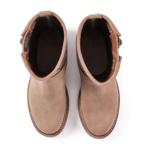 WABASH ENGINEER BOOTS / HORWEEN LEATHER CXL / NATURAL ROUGHOUT - Image 7