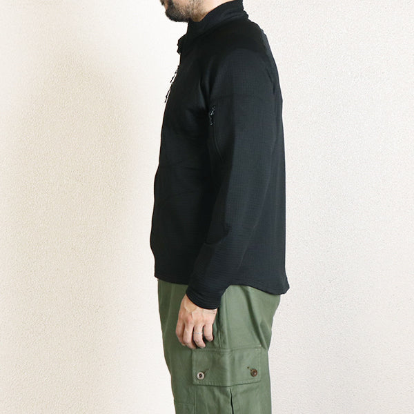 WATCHDOG / FLEECE BASE LAYER FULL ZIP STAND COLLAR SHIRT / POLARTEC POWER GRID - Image 3