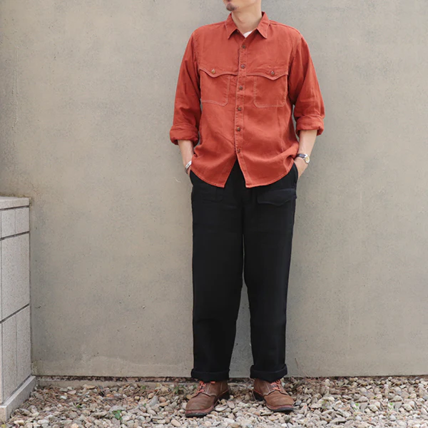 WILDLIFE OBSERVER SHIRT / VINTAGE STYLE LINEN OX - Image 14