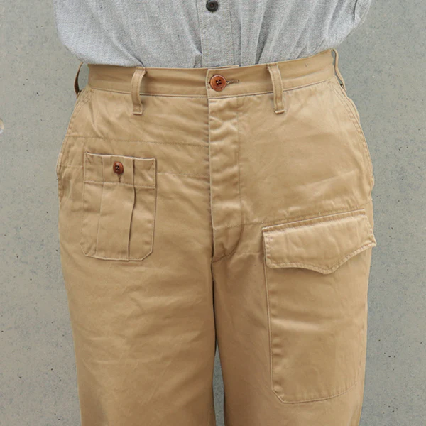 WILDLIFE OBSERVER TROUSERS / MILITARY WEST POINT / KHAKI - Image 7