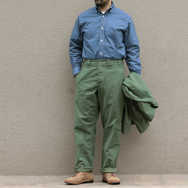WORK SUIT TROUSERS SLUB SATEEN - Image 7